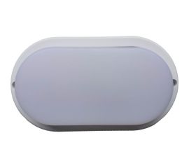 Накладной светильник Ecola LED ДПП Овал IP65 матовый белый 12W 220V 4200K 160x90x45 DPLV12ELC 