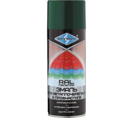 Эмаль для металлочерепицы и профнастила SKYRON зелёный мох RAL-6005 SR-46005 