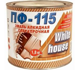 Эмаль White House ПФ-115 (салатная; 1.8 кг) 15231 