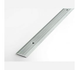 Порог прямой алюминиевый (25 мм; 0.9 м; декоративный; ольха серая) Лука УТ000026018 