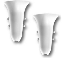 Наружный угол для плинтуса DECONIKA (70 мм; 186 Алюминий; 2 шт.) Д-П70-Нк-Ф2 186 АЛМ 