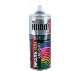 Эмаль универсальная высокопрочная индустриальная алкидная глянцевая KUDO RAL 5015 небесно-голубой KU-05015 