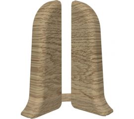 Торцевые заглушки для плинтуса DECONIKA (70 мм; 211 Дуб рустик; 2 шт.) Д-П70-Тп-Ф1 211 ДУБ РСТ 