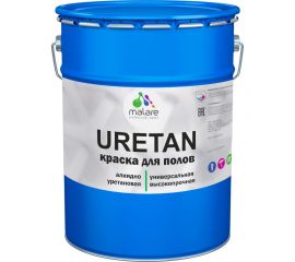Краска MALARE URETAN для пола, полуглянцевая, зеленая, 10 кг 2015386234008 