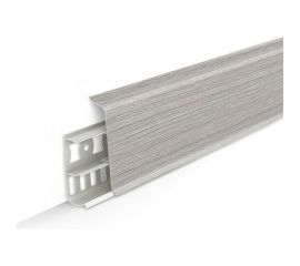 Напольный плинтус DECONIKA (70 мм; 2,2 м; 253 ясень серый; 1 шт.) Д-П70 253 ЯСН СЕР 