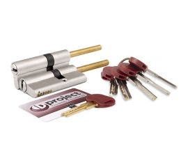 Цилиндровый механизм под вертушку (дл. шток) MOTTURA DPC1P5131 S3 82мм/46+10+26 сатин.никель 39477 