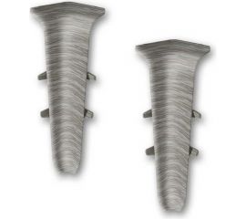 Внутренний угол для плинтуса DECONIKA (70 мм; 210 Дуб пепельный; 2 шт.) Д-П70-В-Ф2 210 ДУБ ПЕП 