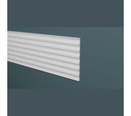 Панель стеновая ударопрочная, влагостойкая Decor-Dizayn ""Грани"" под покраску 240x10x2000 мм DD909 