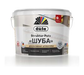 Штукатурка структурная декоративная апельсиновая корка Dufa STRUKTUR PUTZ 25 кг МП00-005766 