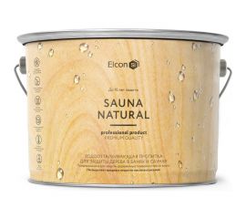 Водоотталкивающая пропитка для бань и саун, для дерева Elcon Sauna Natural 2 л 00-00461539 