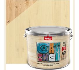 Декоративное покрытие по дереву BRITE FLEXX экстерьерное беленый дуб, ведро 9 кг 212455 