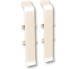 Соединитель для плинтуса DECONIKA (85 мм; 034 Светлая слоновая кость; 2 шт.) Д-П85-С-Ф2 034 СВТ СЛК 