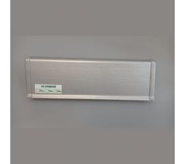 Напольный плинтус DECONIKA (70 мм; 2,2 м; 186 алюминий; 1 шт.) Д-П70 186 АЛМ 