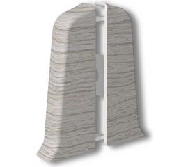 Торцевые заглушки для плинтуса DECONIKA (55 мм; 253 Ясень серый; 2 шт.) Д-П55-Тп-Ф1 253 ЯСН СЕР 