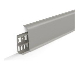 Напольный плинтус DECONIKA (70 мм; 2,2 м; 036 платиново-серый; 1 шт.) Д-П70 036 ПЛТ СЕР 