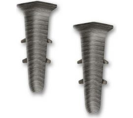 Угол внутренний для плинтуса DECONIKA (55 мм; 352 Каштан серый; 2 шт.) Д-П55-В-Ф2 352 КШТ СЕР 