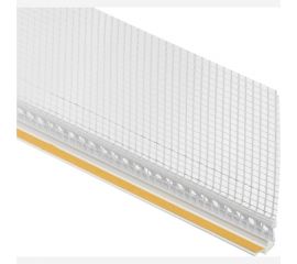 Оконный профиль примыкающий с сеткой LXL (30 шт, 9 мм, 2.4 м) OS-9 pvc 