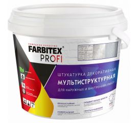 Декоративная штукатурка FARBITEX (мультиструктурная; 9 л) 4300007992 