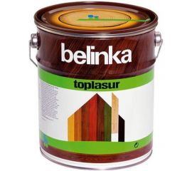 Лазурное покрытие для защиты древесины Belinka TOPLASUR 23 махагон 1л 51223 