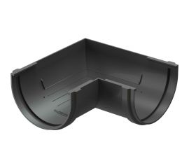 Угловой элемент DOCKE STANDARD (120 мм; 90 градусов; серый 7024) PVTJ-1045 