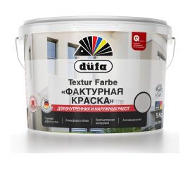 ВД краска Dufa TEXTUR FARBE 9 кг МП00-006847 
