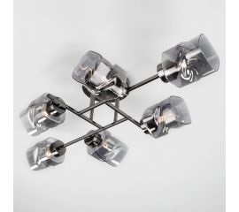 Eurosvet 30165 6 потолочный светильник черный жемчуг a047332 