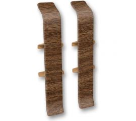 Соединитель для плинтуса DECONIKA (85 мм; 291 Орех; 2 шт.) Д-П85-С-Ф2 291 ОРХ 
