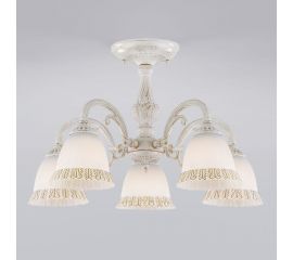 Eurosvet 60107 5 потолочный светильник белый с золотом a045771 