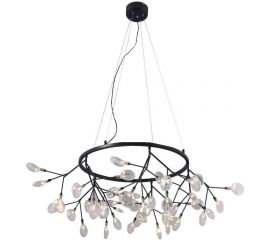 Crystal Lux Подвесная светодиодная люстра Evita SP45 D BLack/Transparent 