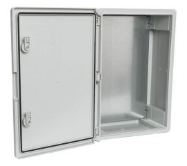 Plastim Пластиковый щит с монтажной панелью, IP65 влагозащищенный, непрозрачная дверца PP3006 