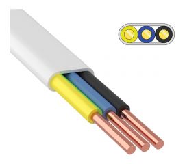 ККЗ Провод ПБВВ/ПУСП 3х4,0 мм? 100 м ГОСТ 01-8356-2 