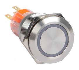 EKF Кнопка S-Pro67 19 мм без фикс. с синей подсв. 24В PROxima 20 шт s-pro67-142 