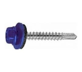 Kenner Cаморез кровельный 4,8x35 RAL5010, синий 3000шт ск355010 