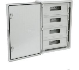 Plastim Пластиковый распределительный щит для настенного монтажа, IP65, непрозрачная дверца PP3108 