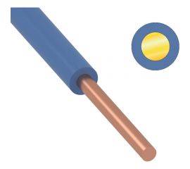 ККЗ Провод ПуВ, ПВ-1 1,5 мм? 500 м синий ГОСТ 01-8603-2 