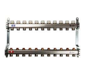 STOUT Коллектор из нержавеющей стали без расходомеров 11 вых. SMS 0922 000011 RG008P0S9PUJ1Q 