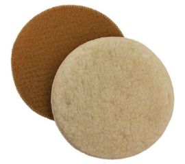 Диск полировальный 125 мм, овчина под липучку S.E.B. ОПС-125 