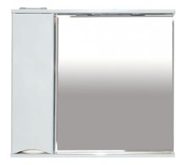 Misty Элвис - 85 Зеркало-шкаф лев. свет белая эмаль П-Элв-01085-011Л 