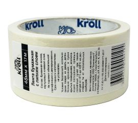 Малярная лента KROLL (крепп), 48 мм х 17 м 4607190401028 