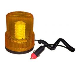Импульсный маяк ДАЛИ-авто 24V светодиодный, магнит + стационар. желтый DA-01823 