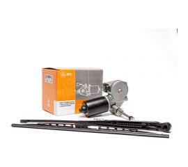 Стеклоочиститель МТЗ 12В в сборе с рычагом и щеткой, аналог 76.5205 АВТОЭЛЕКТРИКА СЛ230М СБ 