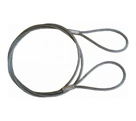 Буксировочный трос Tplus стальной, 100 т, 11 м, петля/петля, d: 29.0 мм T014416 