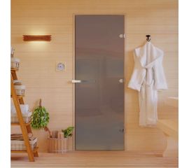 DoorWood Дверь для бани "Бронза матовая". 2000х800 мм УТ-00011514 