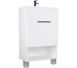 1Marka Тумба с раковиной July 50Н 1д. Белый глянец У85932 