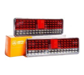 Задний фонарь АВТОЭЛЕКТРИКА для КАМАЗ, МАЗ с бегущим указателем поворота 8512.3716-21-TRS 