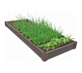Грядка из ДПК УЛИЧНЫЕ ЛЕСТНИЦЫ Патио 1 14x200x100 см GRD-1-2010 