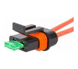 Держатель предохранителя REXANT типа мини, влагозащитный с крышкой на проводе 16-0424 