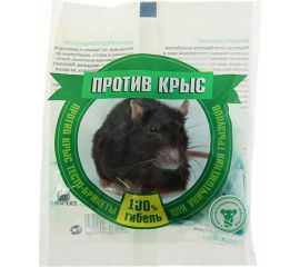 Приманка ЛЕТО Крысиная смерть, тесто-брикеты, 100г 23763 