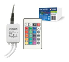 Контроллер для управления Volpe ULC-Q431 RGB BLACK RGB лентами 12V, с пультом ДУ UL-00001113 