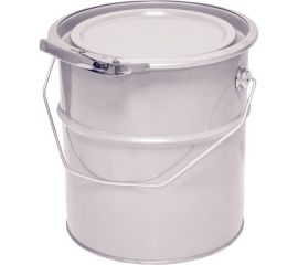 Ведро Тара.ру металл, 3 л, крышка-обруч, белое 25429 